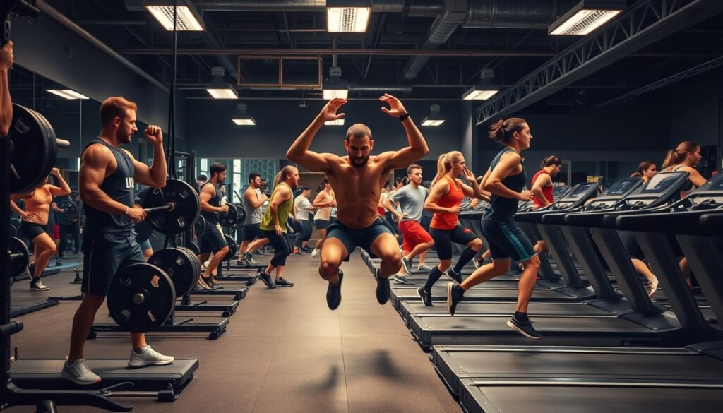 entraînement physique intensif